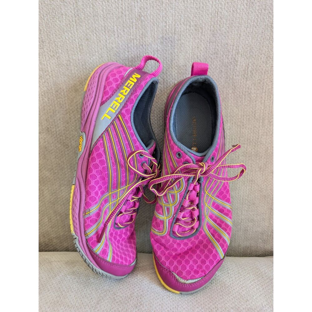Merrell Barefoot Road Glove Dash 2 Women 8 Fuchsia Pink Vibram Running Shoes